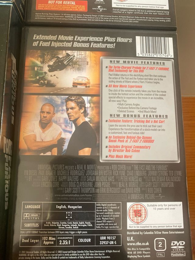Il DVD di Fast and Furious