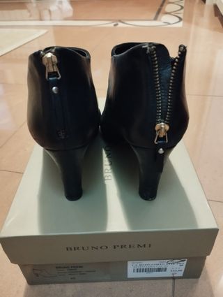 Botines ante y piel 