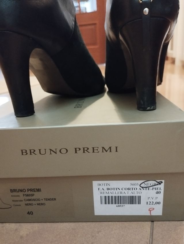 Preciosos botines diseñador italiano Bruno Premi