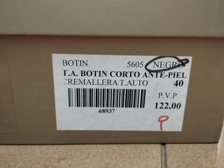 Botines ante y piel 