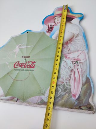 Chapa metalica coca-cola