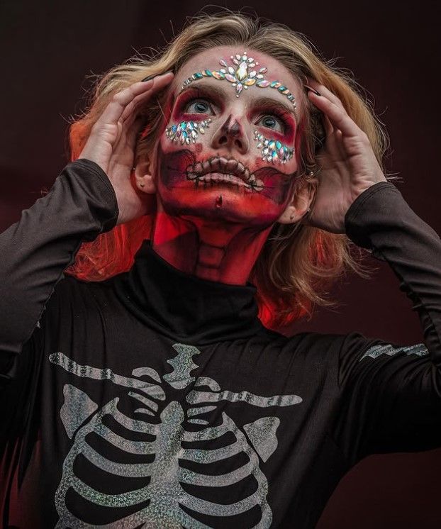 Pegatina rostro Iridescent Aura