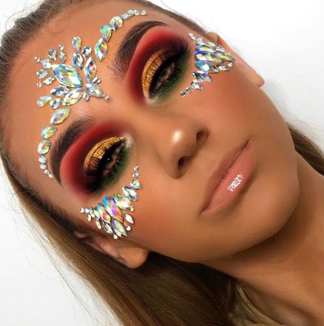 Pegatina rostro Iridescent Aura