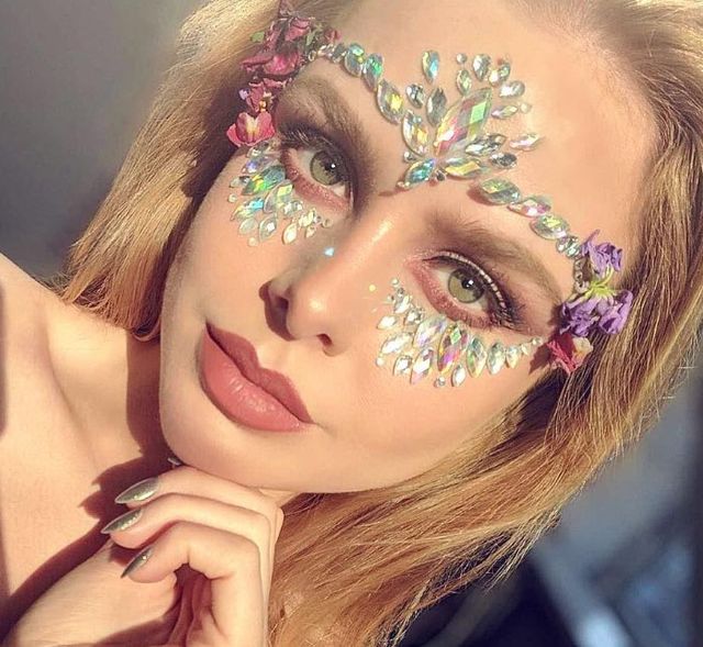 Pegatina rostro Iridescent Aura