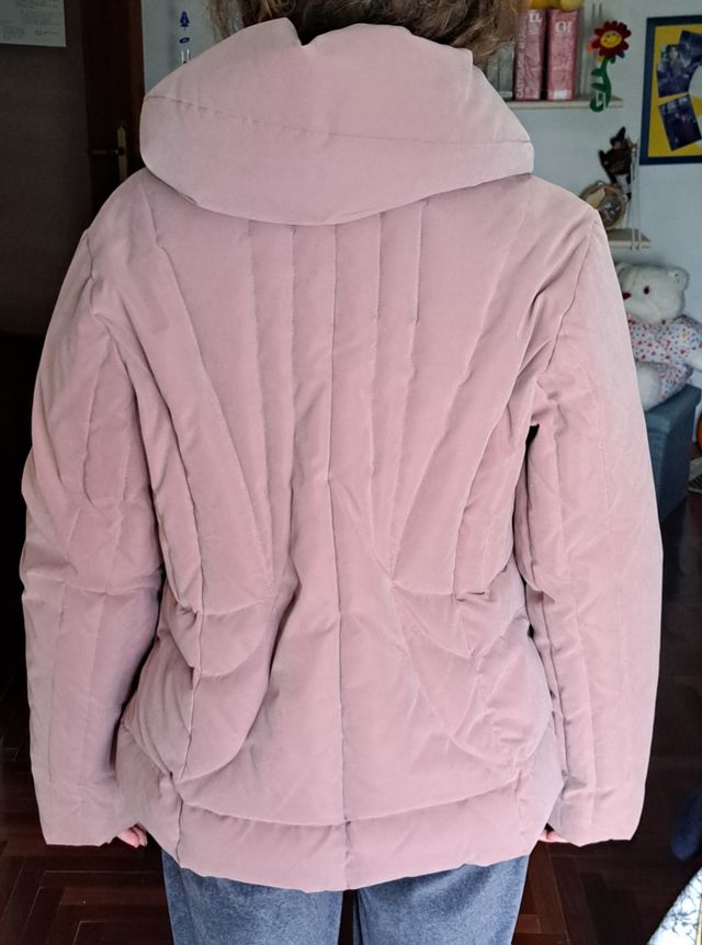 Giubbotto donna con piume d'oca