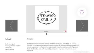 ANTIGUO PLATO PICKMAN S. XIX