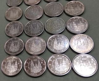TODAS Las Monedas 1 Centimo España 1999 al 2023