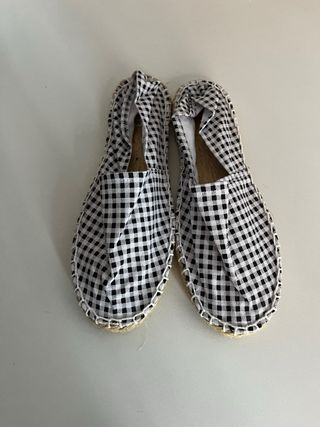 Alpargata esparto cuadro vichy