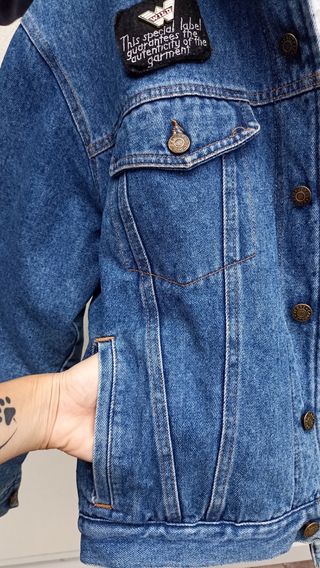 Giacca WILD in denim vintage