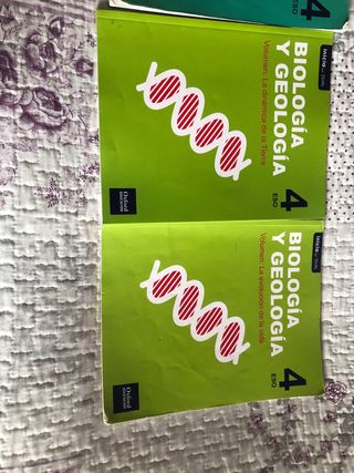 Libro de biologia y geologia cuarto ESO