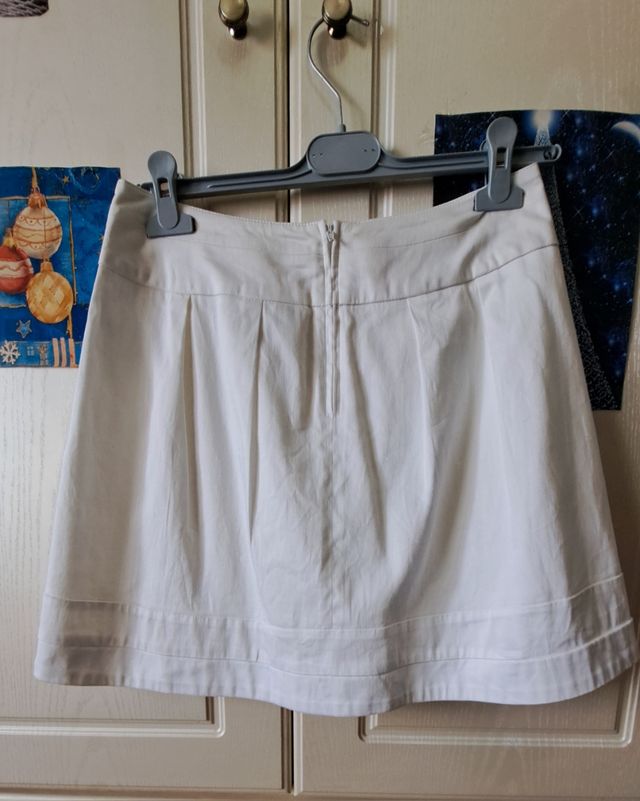 Gonna sopra ginocchio bianca