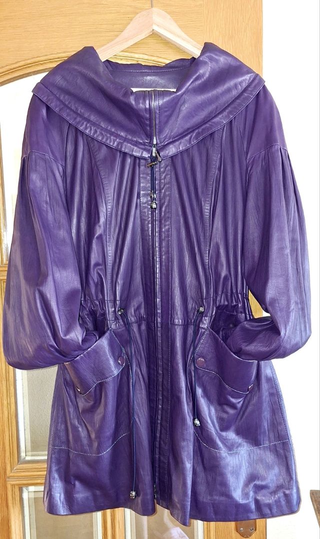 Parka  piel natural nueva