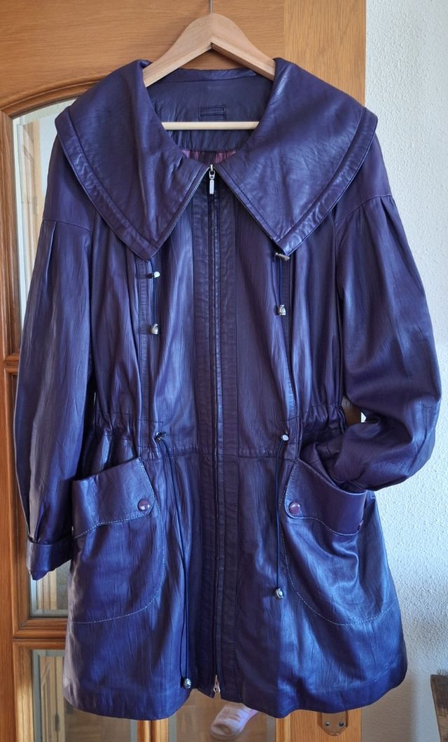 Parka  piel natural nueva