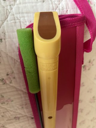 Flauta dulce con funda y limpiador