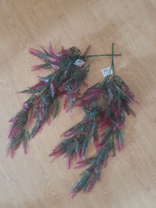 Plantas artificiales colgantes,