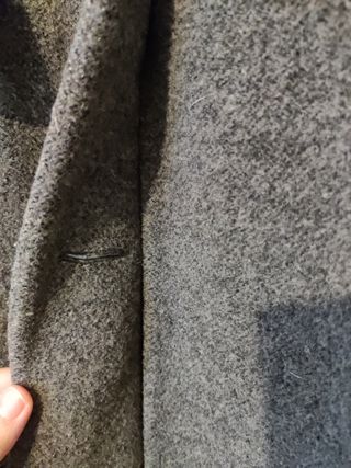 Abrigo gabardina lana