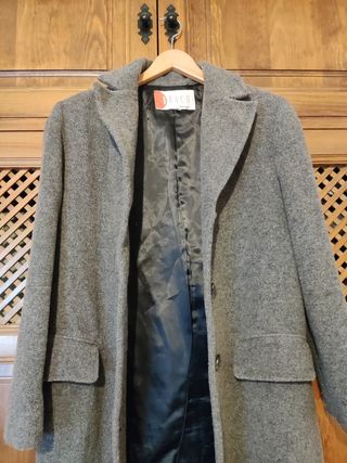 Abrigo gabardina lana