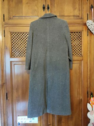 Abrigo gabardina lana