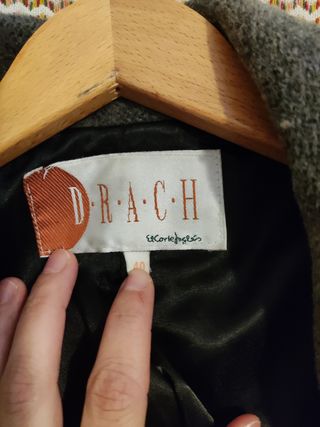 Abrigo gabardina lana