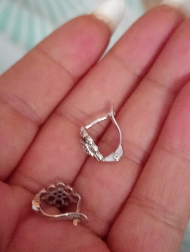 PRECIOSO PENDIENTES PLATA 