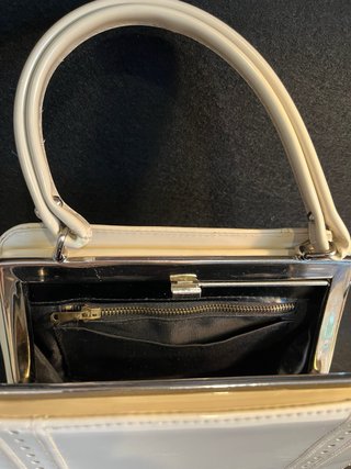 Bolso charol,  vintage años 50/60
