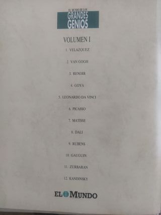 EL MUNDO DE LOS GRANDES GENIOS ARTE