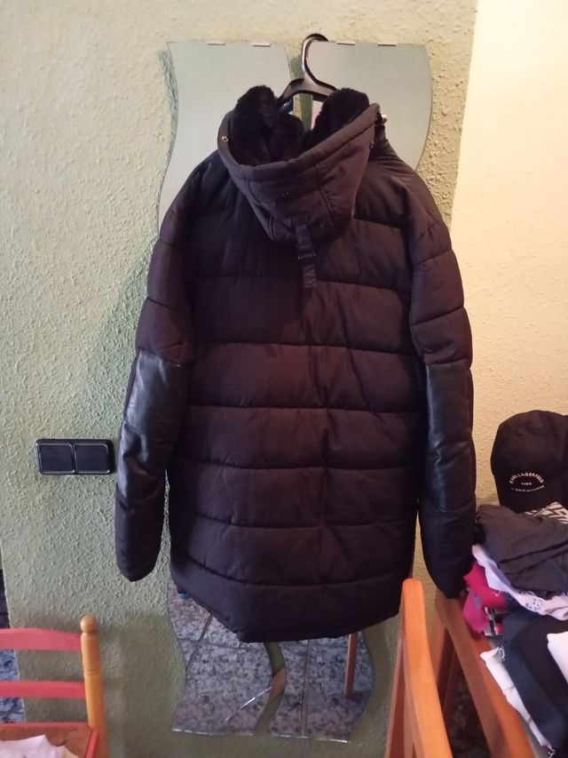 Chaquetón hombre acolchado con gorro