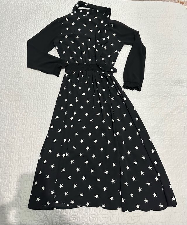 Vestito lungo design stella REVISE