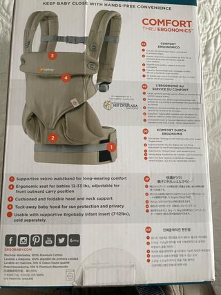 Mochila porteo Ergobaby con cojín reductor