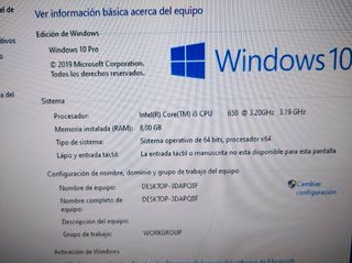 Ordenador i5 8gb Ram