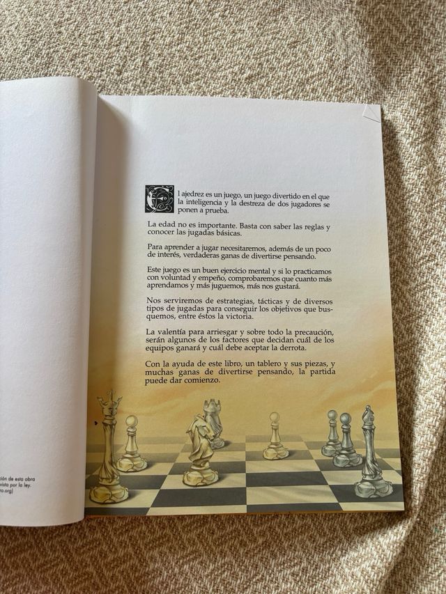 Libro Ajedrez Iniciación