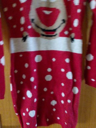 Vestido  t S punto navidad