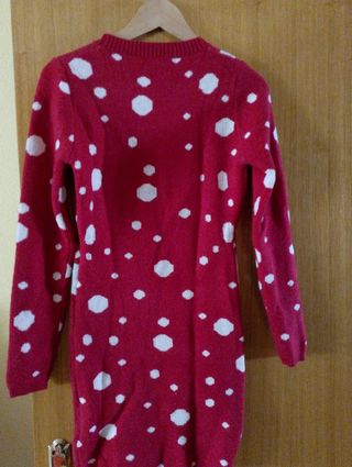 Vestido  t S punto navidad