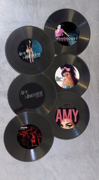 Sei vinili decorativi amy winehouse