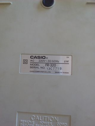 Calculadora Impresora CASIO FR-320
