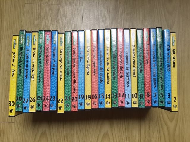 Lote 25 DVDs Barrio Sésamo