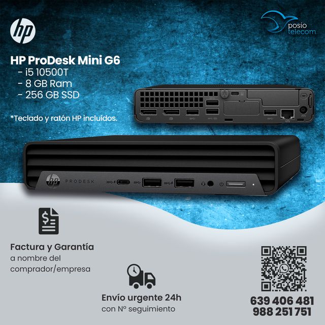 OFERTA HP Mini ProDesk G6 400 BIOS BLOQUEADA