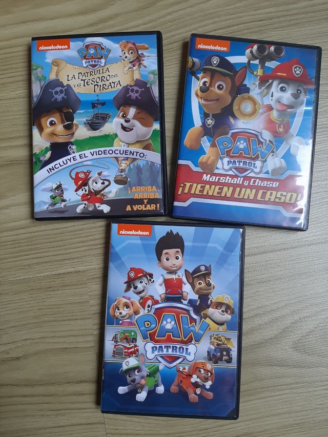 Lote 3 DVDs La Patrulla Canina