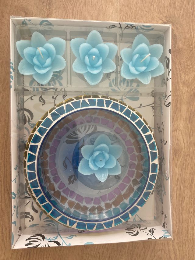 Centro para velas árabe