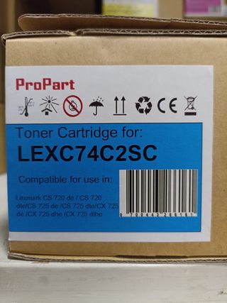 TONER COMPATIBILE LEXMARK CS720 CX725 CX725 CIANO
