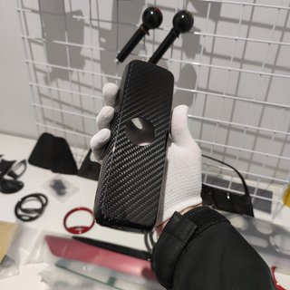 Abarth Fibra de Carbono Espejo Interior