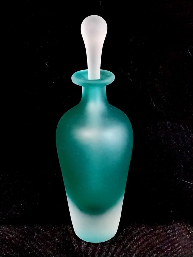 Vaso bottiglia profumo murano 1970
