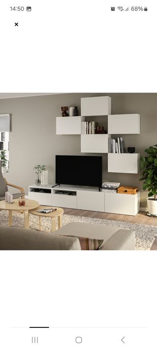 Besta Ikea 5 módulos con puerta