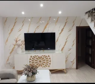 Autoadhesivo PVC de pared y techo imitacion marmol