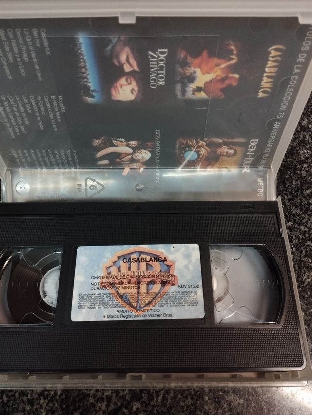 CASABLANCA/PELICULA VHS