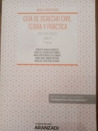 Derecho Civil: derechos reales