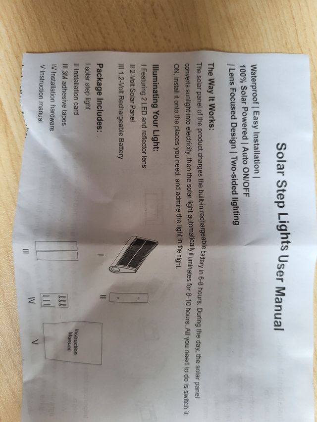 Luci solari per esterni