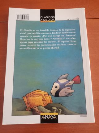 Libro "Veinte mil leguas de viaje submarino"