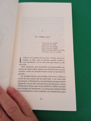 Libro: No te laves las manos, Flanagan