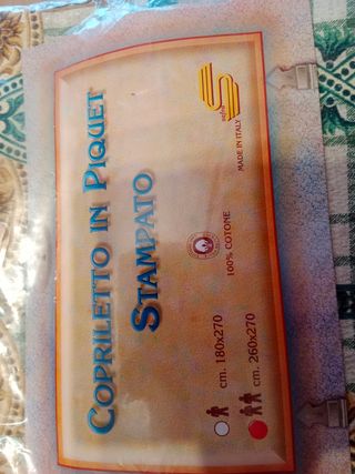 Copriletto matrimoniale